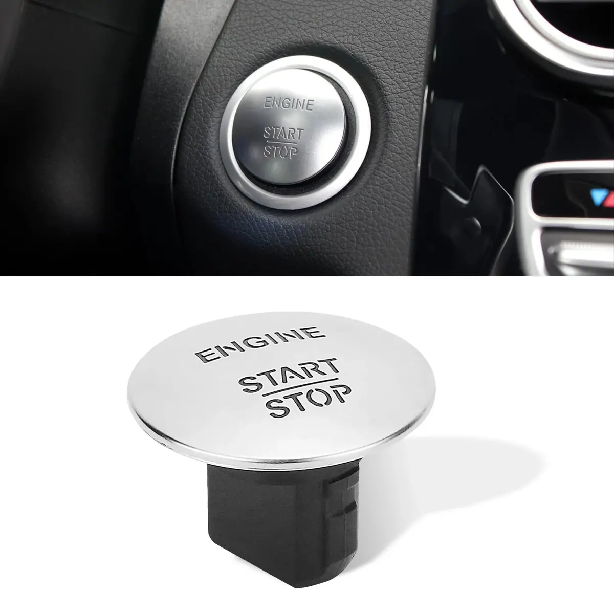 Us 2215450714 Engine Ignition Button Compatible With Mercedes-Benz 2