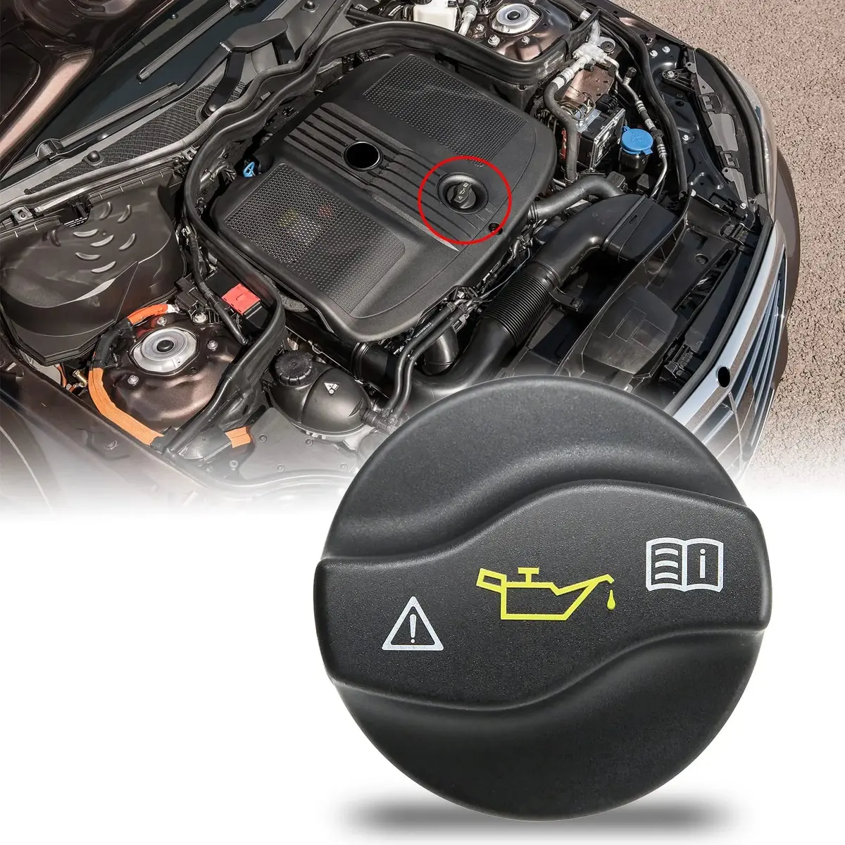 0000101685 0000101485 Engine Oil Filler Cap 1