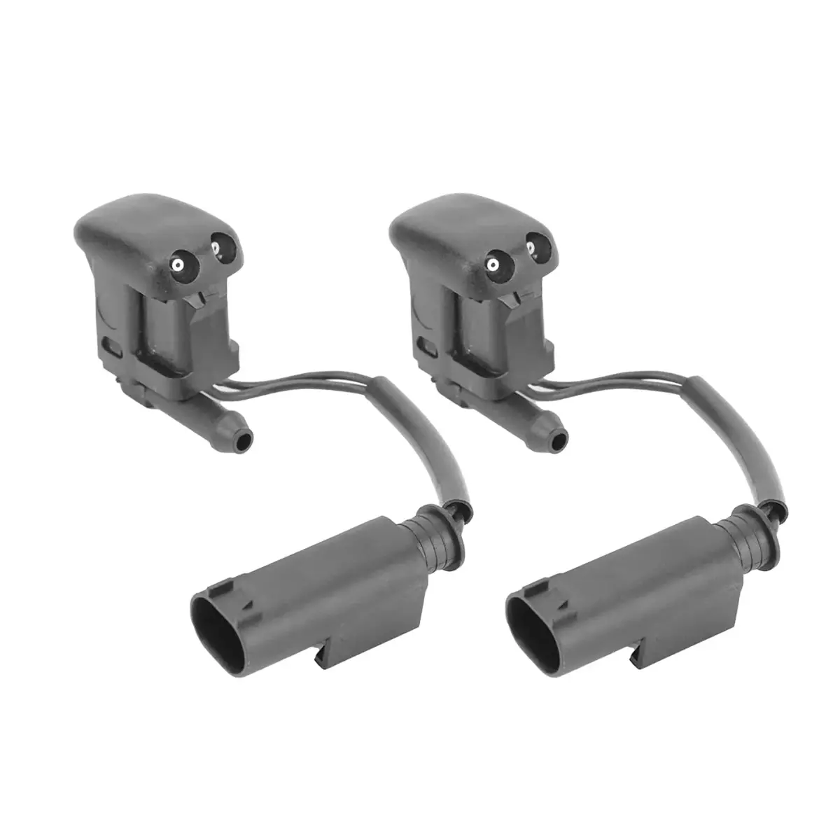61668361039 2Pcs Windshield Heated Washer Nozzle 1