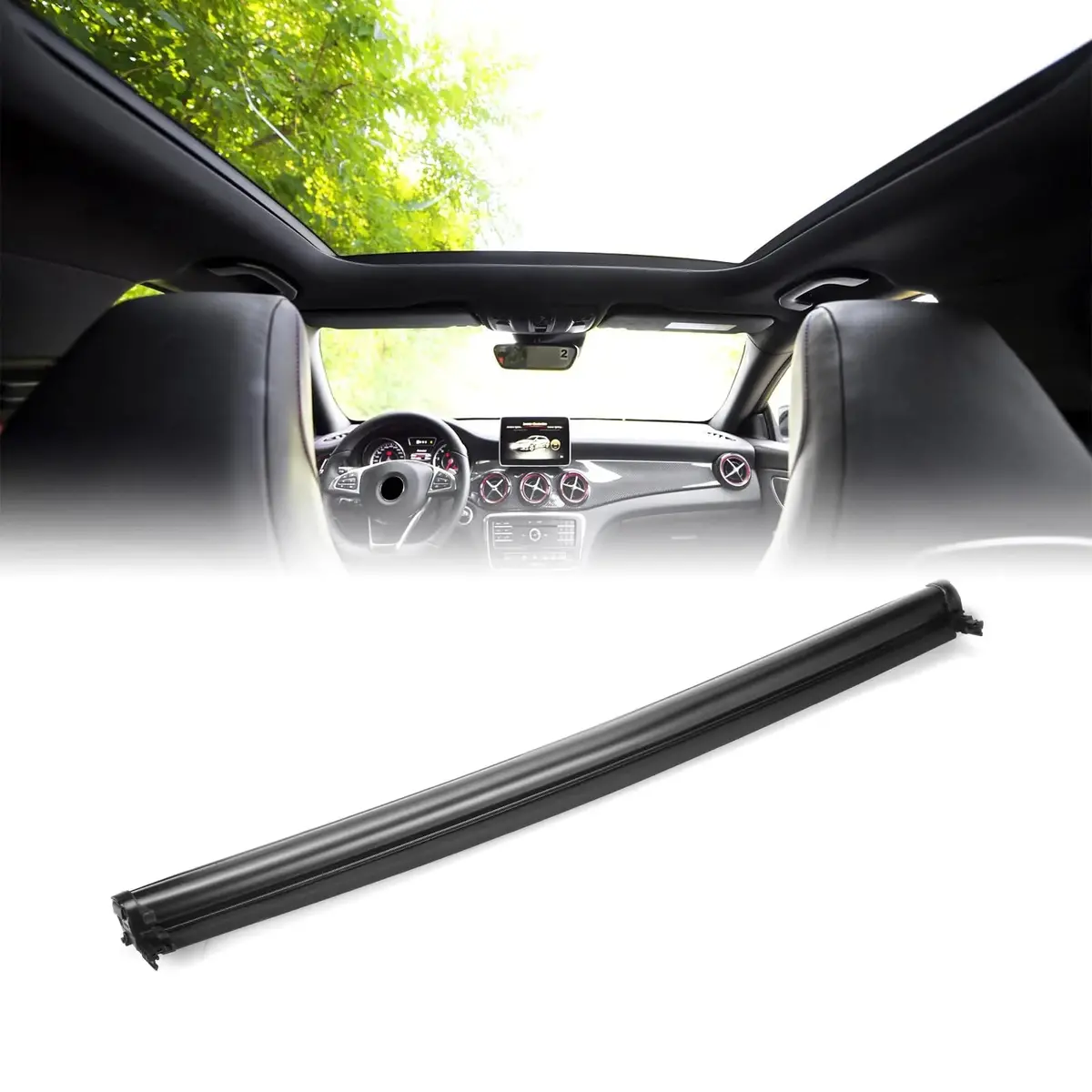 1767802000 17678020009F67b Black Sunroof Cover Assembly Sunroof Roller Blind 1