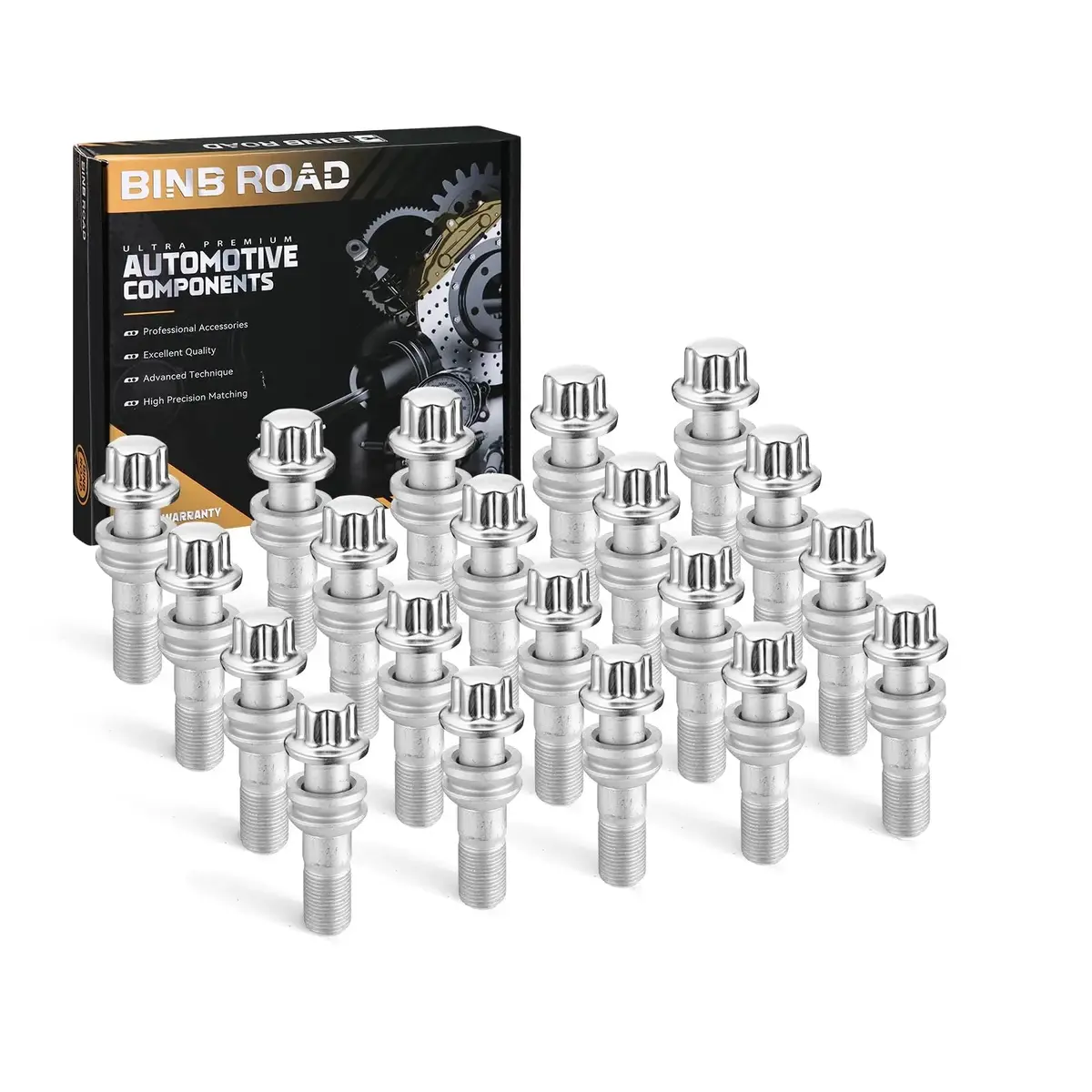 0009904518 9904518 M15 X 1.25 Wheel Lug Bolts Nuts 1