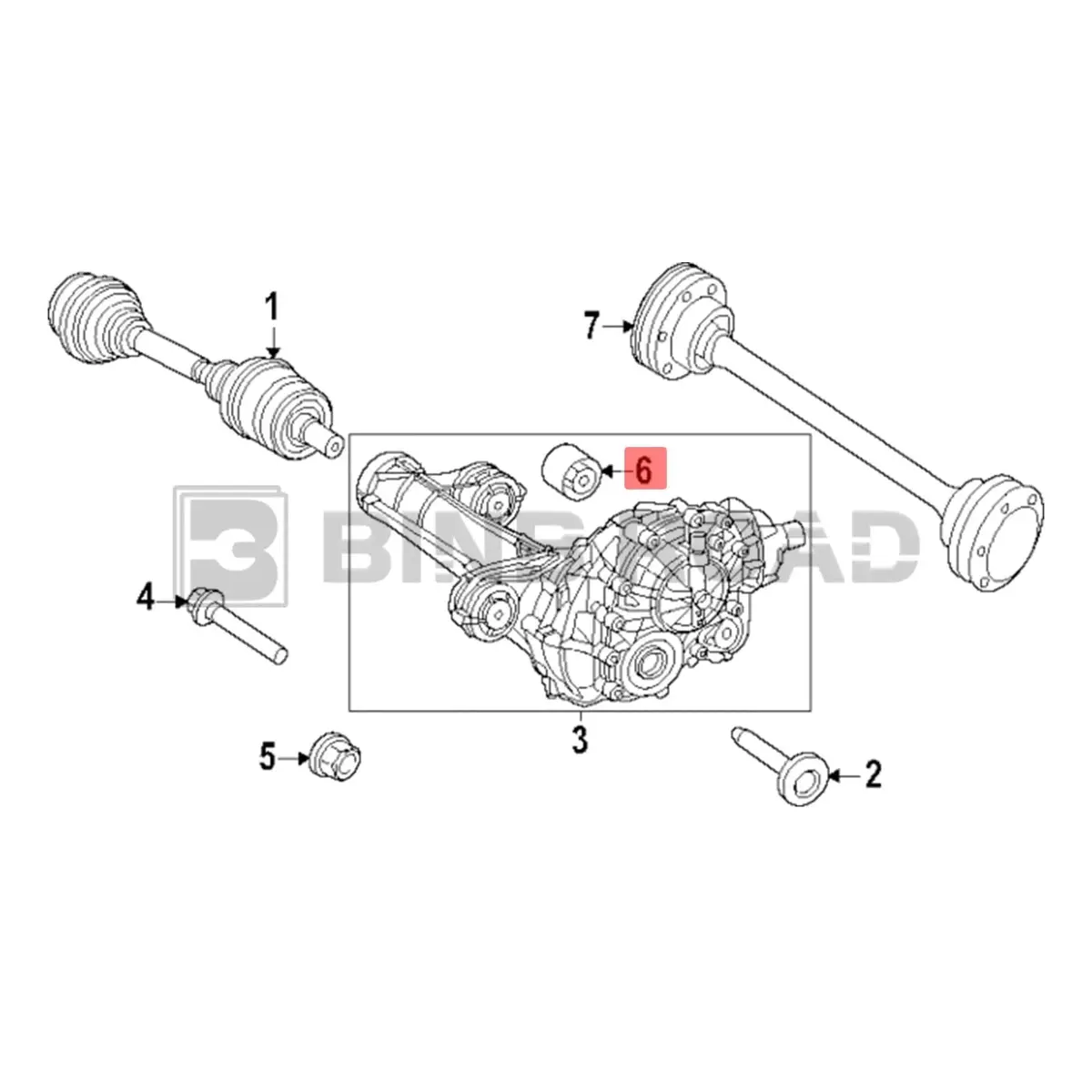 1663330814 Bushing Differential Mount 2