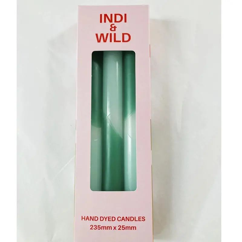 Indi & Wild - Candle - Aqua & Teal 1