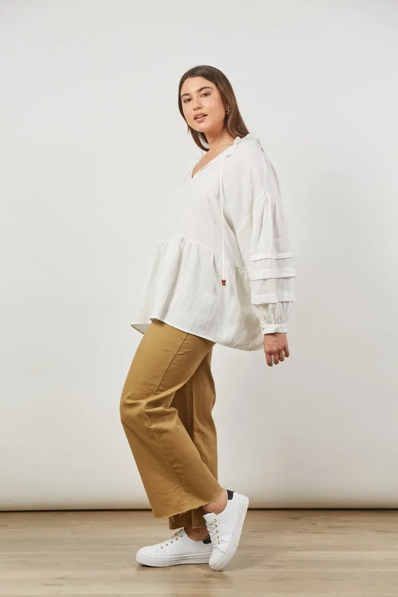 Isle Of Mine - Panorama Relaxed Top - Dove 1