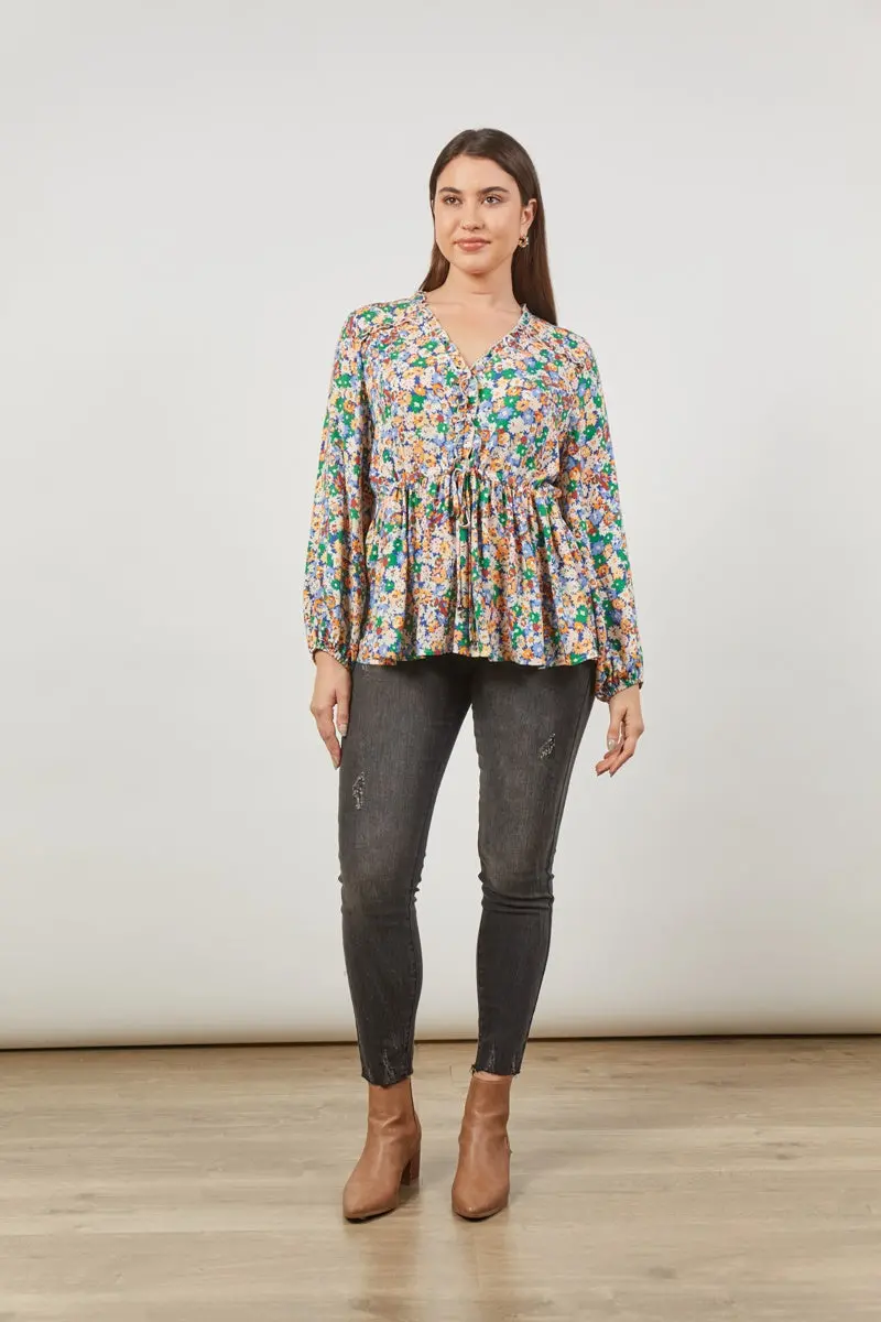 Isle Of Mine - Euphoria Tie Top - Meadow Bloom 1