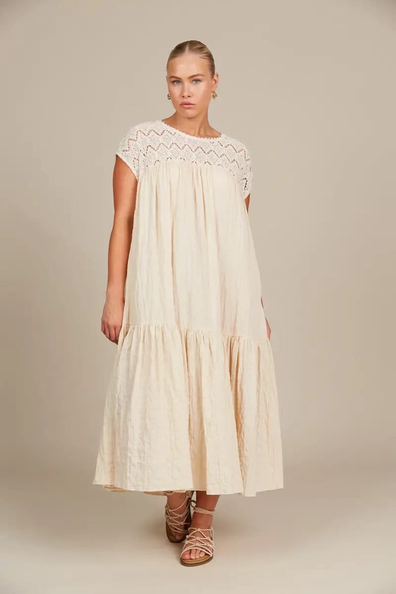 Isle Of Mine - Fleur Relaxed Dress - Canvas 2