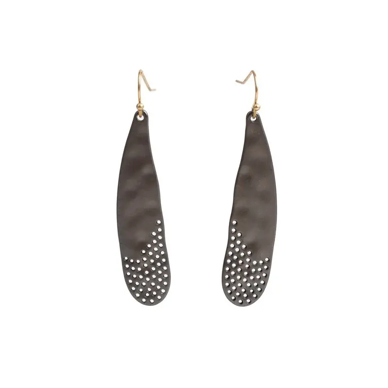 Stilen - Jamie Earrings - Gunmetal 1