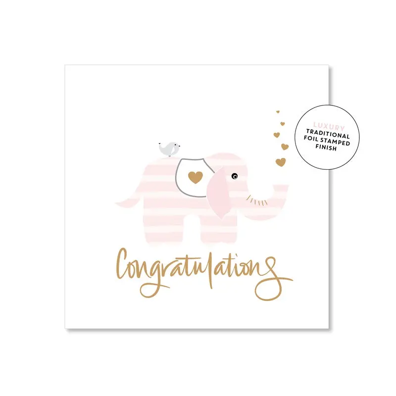 Just Smitten - Baby Elephant - Pink 1