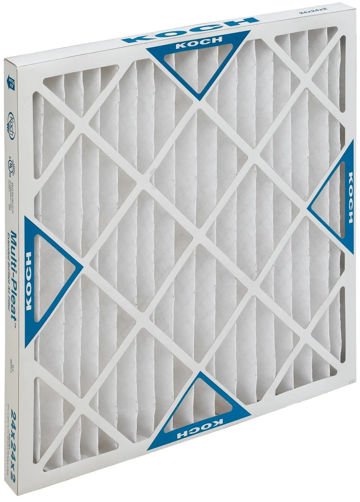 Koch Filter 102-081-020 Multi-Pleat Xl11-Hc 1" High Capacity Semi-Standard Merv 11 Pleated Panel Filter Size 10X10x1 1