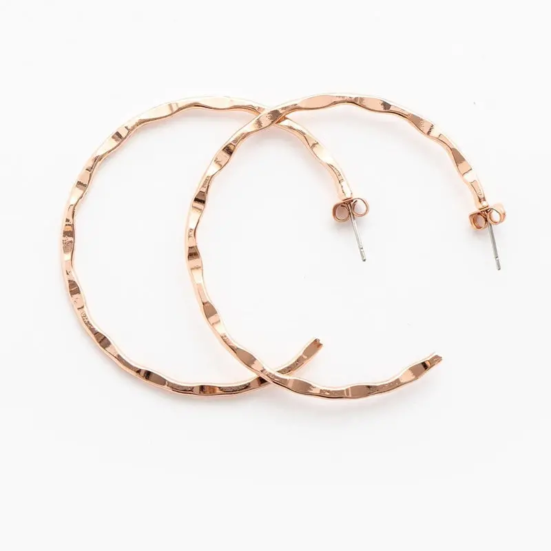 Stilen - Lena Hoops - Rose Gold 1