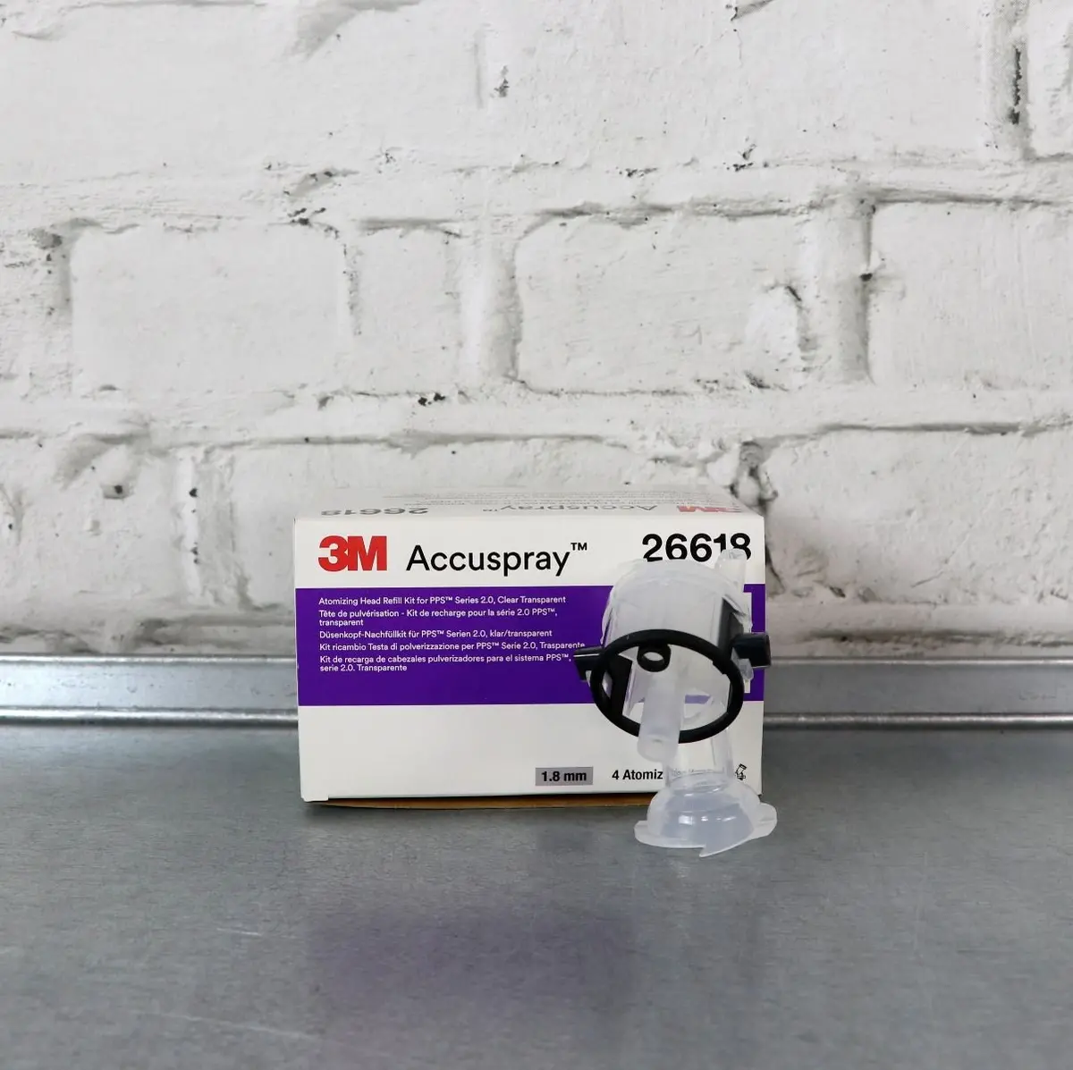 3M Accuspray Atomizing Head Refill Pack 1.8Mm Clear 1