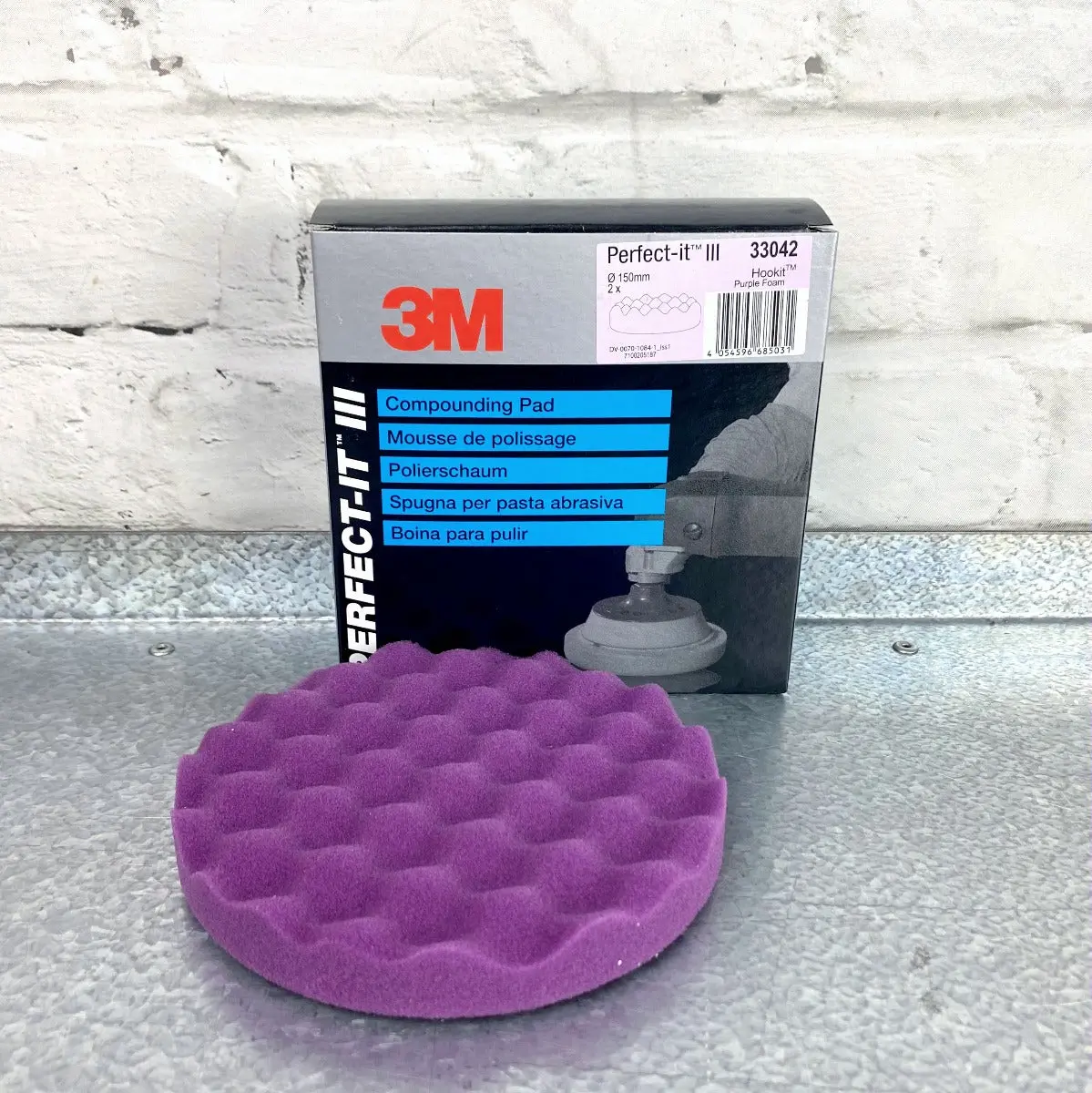 3M Perfect-It 1-Step Foam Finishing Pad 150Mm (Pack Of 2) 1