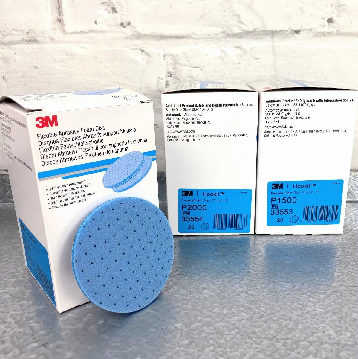 3M 77Mm Hookit Flexible Foam Disc (Pack Of 20) 1