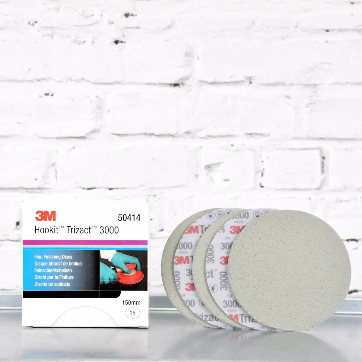 3M Trizact P3000 Fine Finishing Foam Discs (150Mm) 1