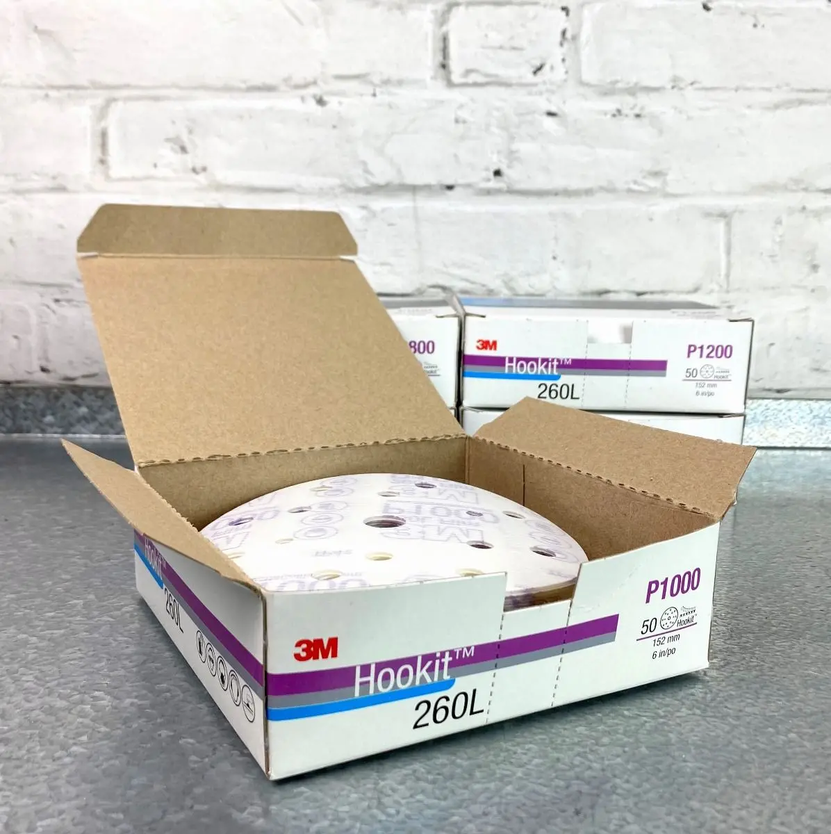 3M 15 Hole Hookit Discs 150Mm (Pack Of 50) 1