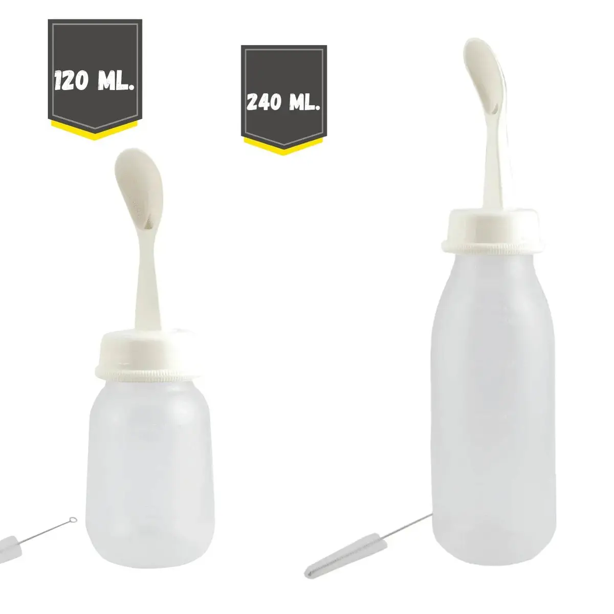 Mamadera Pigeon Con Cuchara 120 Ml Y 240 Ml 1