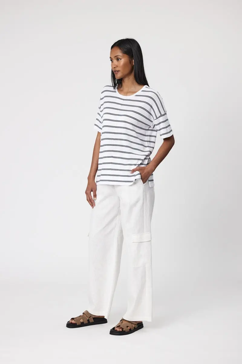 Marlow - Leisure Knit Tee - Stripe 2