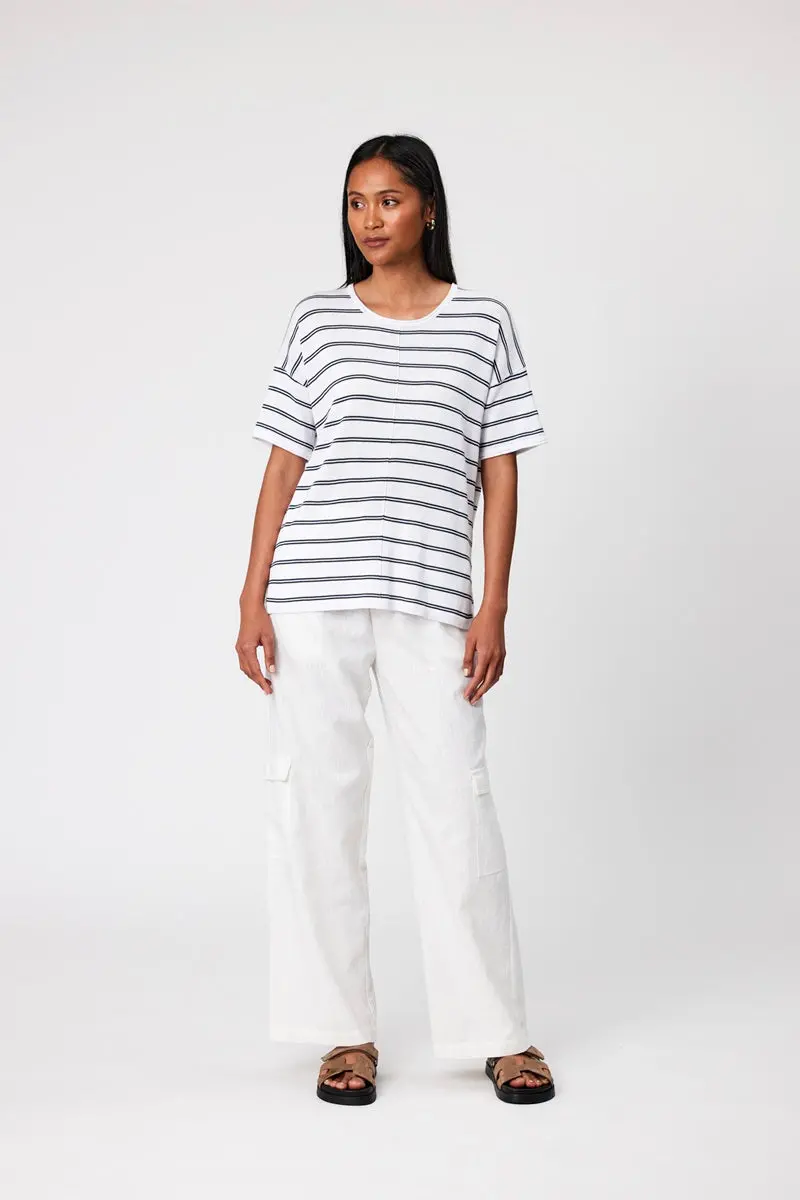 Marlow - Leisure Knit Tee - Stripe 3