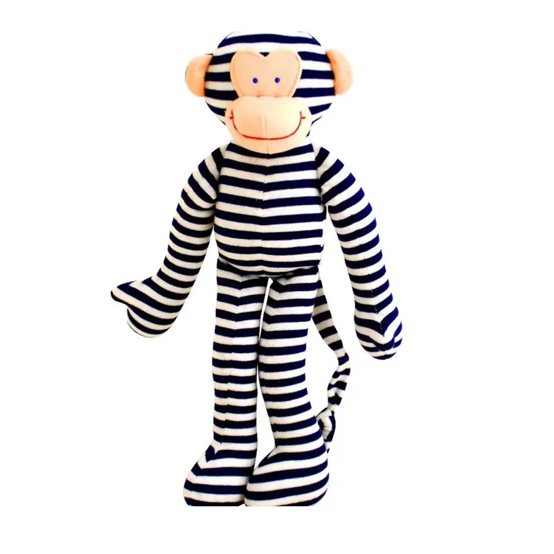 Alimrose - Monkey Rattle - Navy Stripe 1