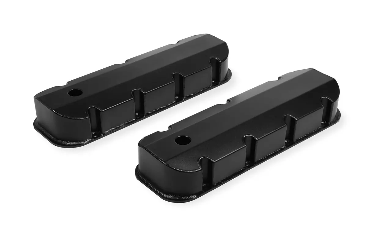 Mr. Gasket 6832Bg Lightweight Aluminum Valve Covers – Polished Finish, Baffled 1