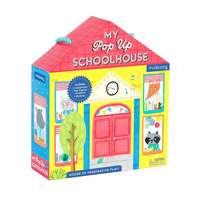 Mudpuppy - My Pop Up Schoolhouse 1