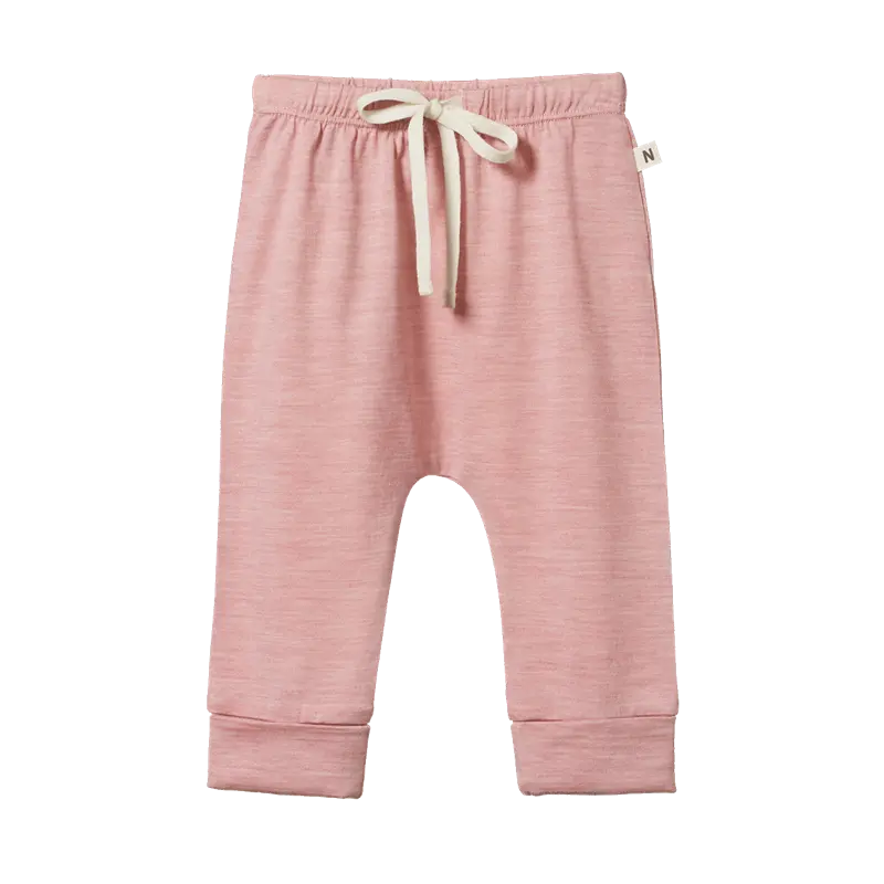 Nature Baby - Drawstring Pants - Mauve 1