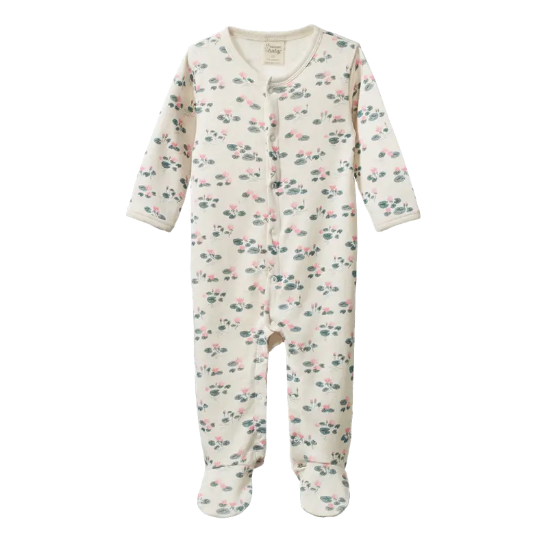 Nature Baby - Stretch & Grow - Waterlilies Print 1