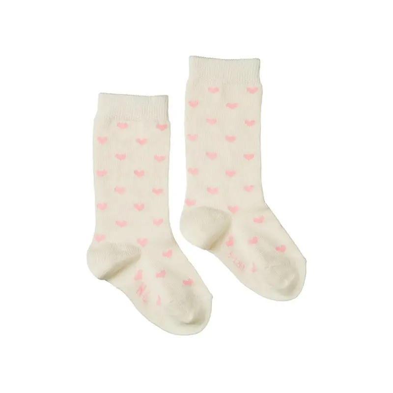 Nature Baby - Organic Cotton Socks - Hearts 1