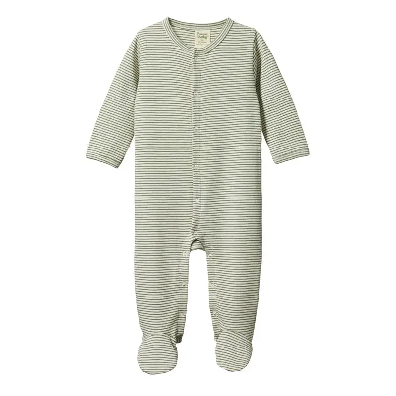 Nature Baby - Stretch & Grow - Nettle Pinstripe 1