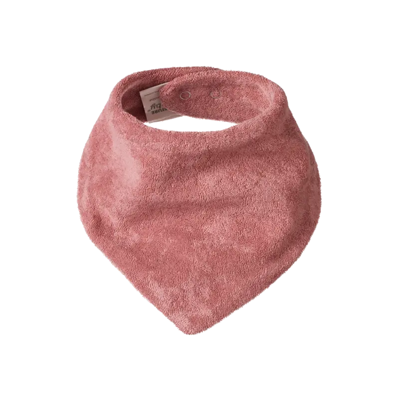 Nature Baby - Terry Triangle Bib - Cork 1
