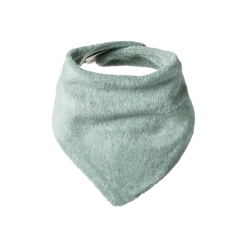 Nature Baby - Terry Triangle Bib - Lagoon 1