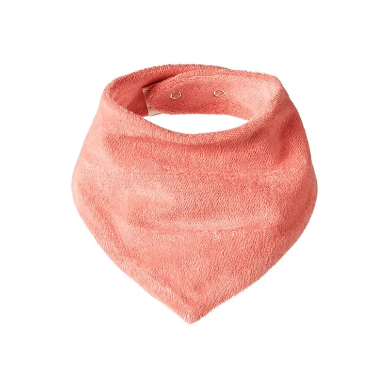 Nature Baby - Terry Triangle Bib - Peony 1