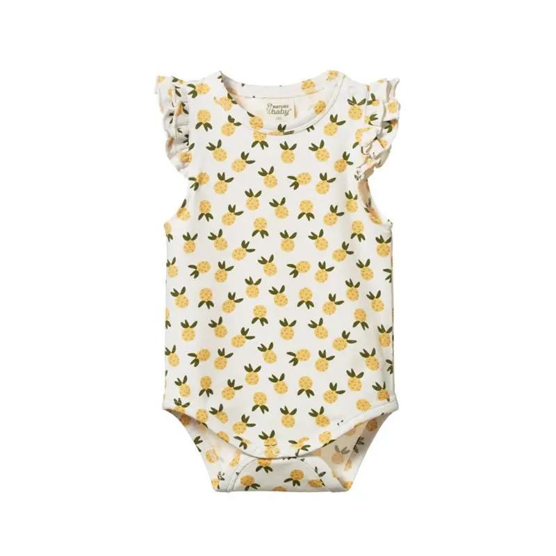 Nature Baby - Fleur Bodysuit - Petite Pineapple 1