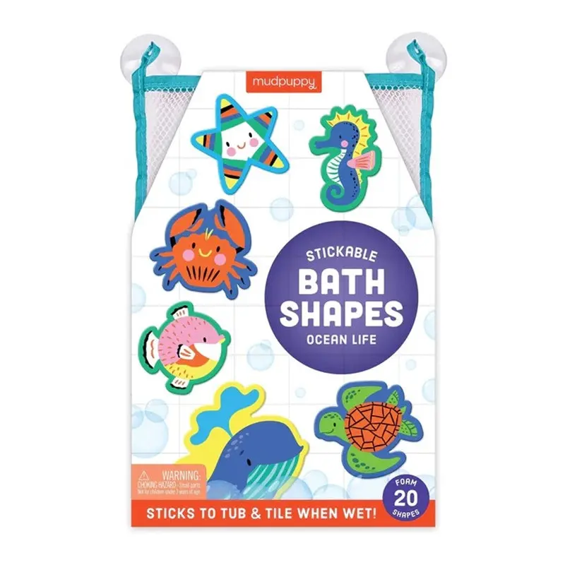 Mudpuppy - Ocean Life Stickable Foam Bath  Shapes 1