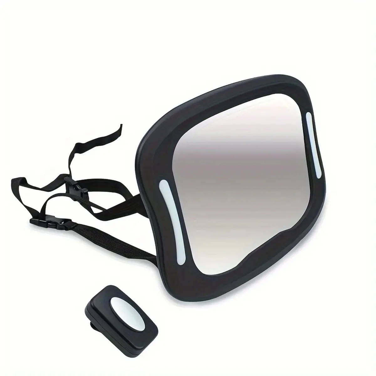 Espejo Luces Led Auto Ajustable Bebe Testeado En Accidentes 1