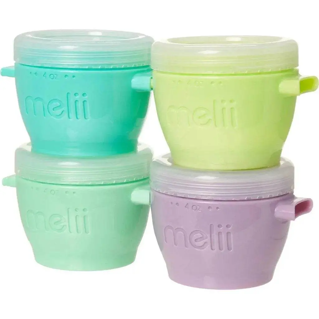 Pack 4 Contenedores Snap & Go 177 Ml, Melii 1