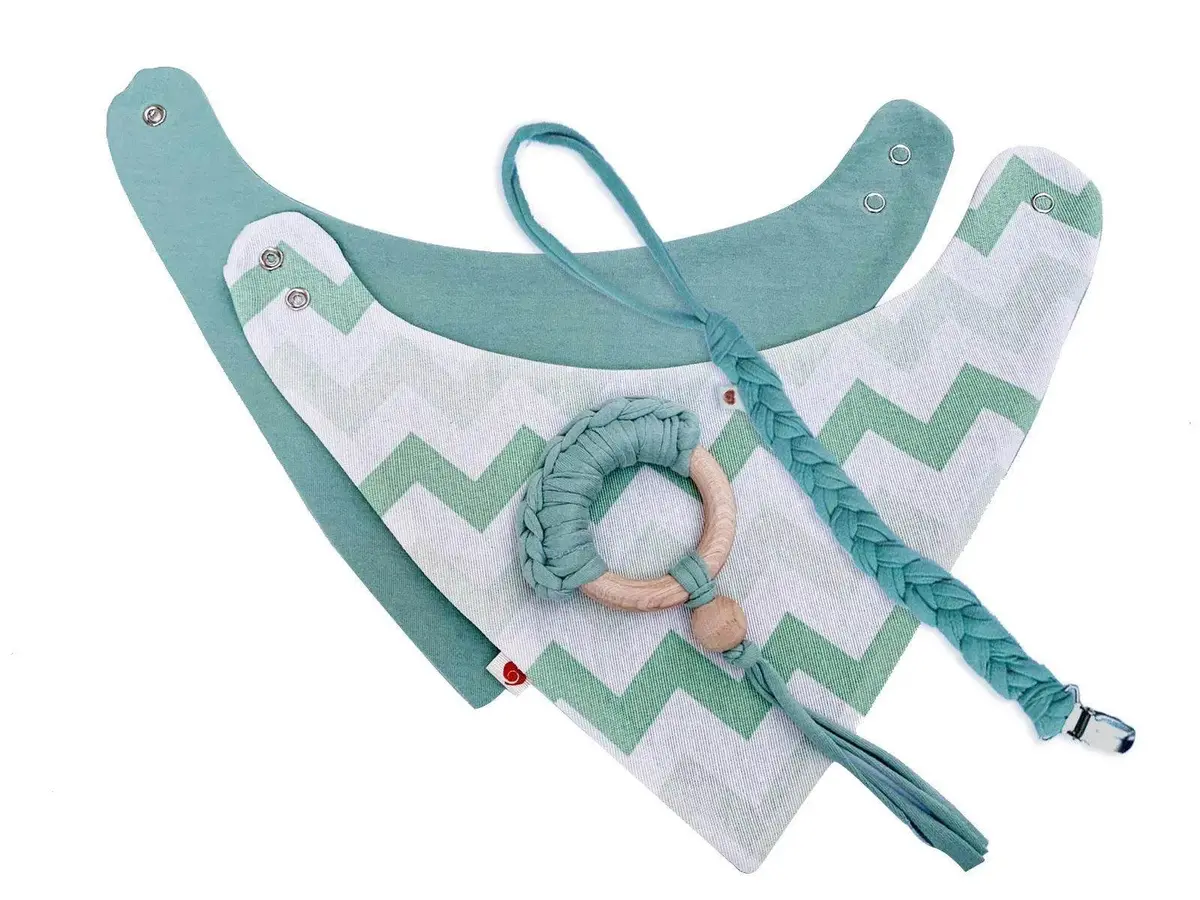 Pack Baby Shower Eco Algodón Verde, Amamantas 1