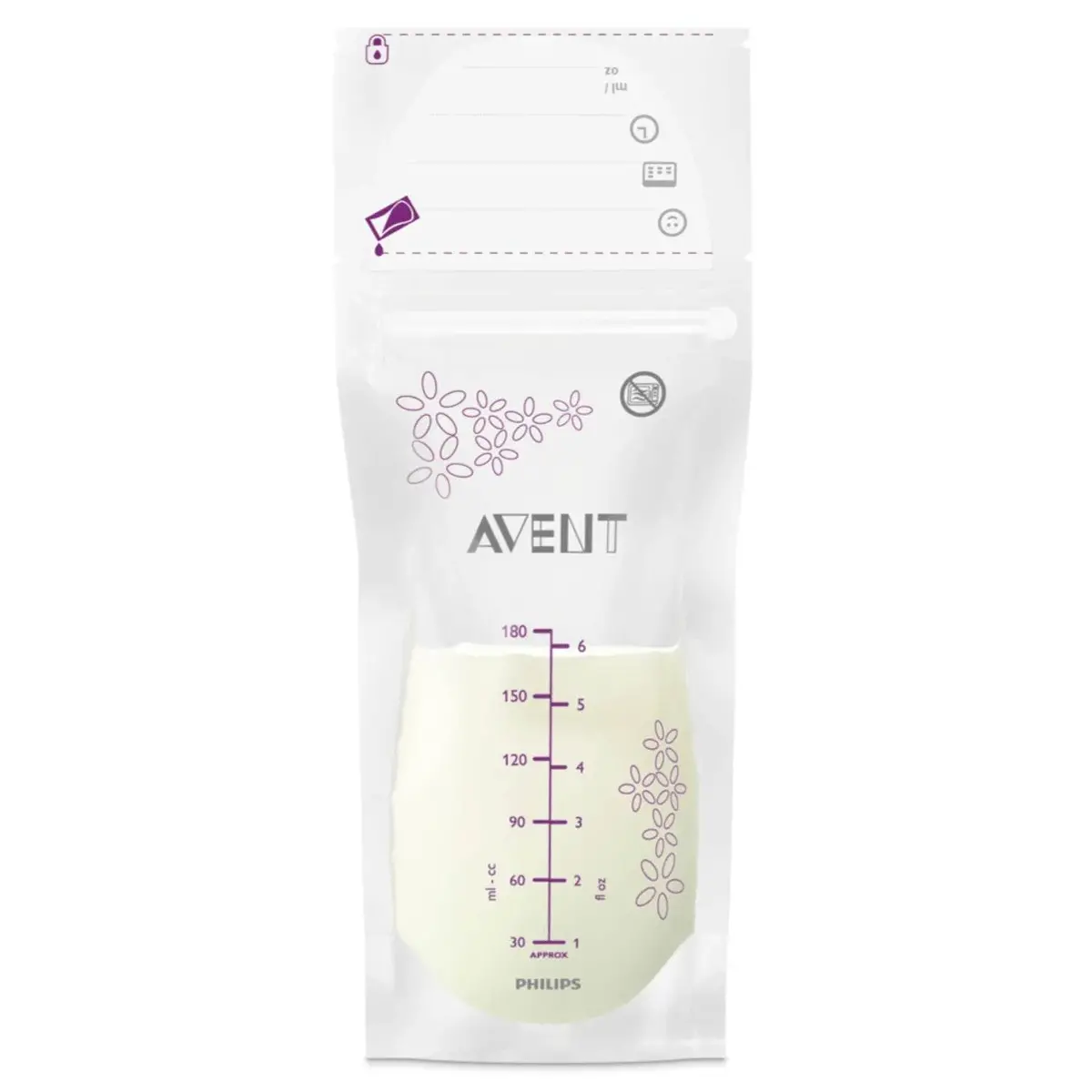 Pack Bolsas Almacenamiento Avent Leche Materna 25 Unidades (Scf603/25) 2