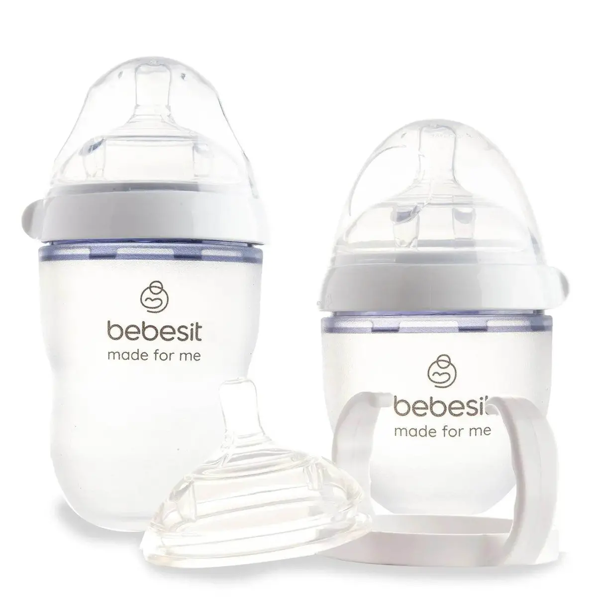 Pack Mamaderas Siliconas My Cup + Manilla Y Tetina, Bebesit 1