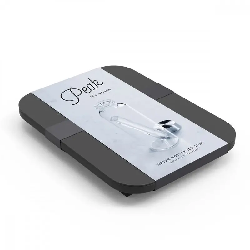Peak - Water Bottle Ice Tray - Charcoal 1
