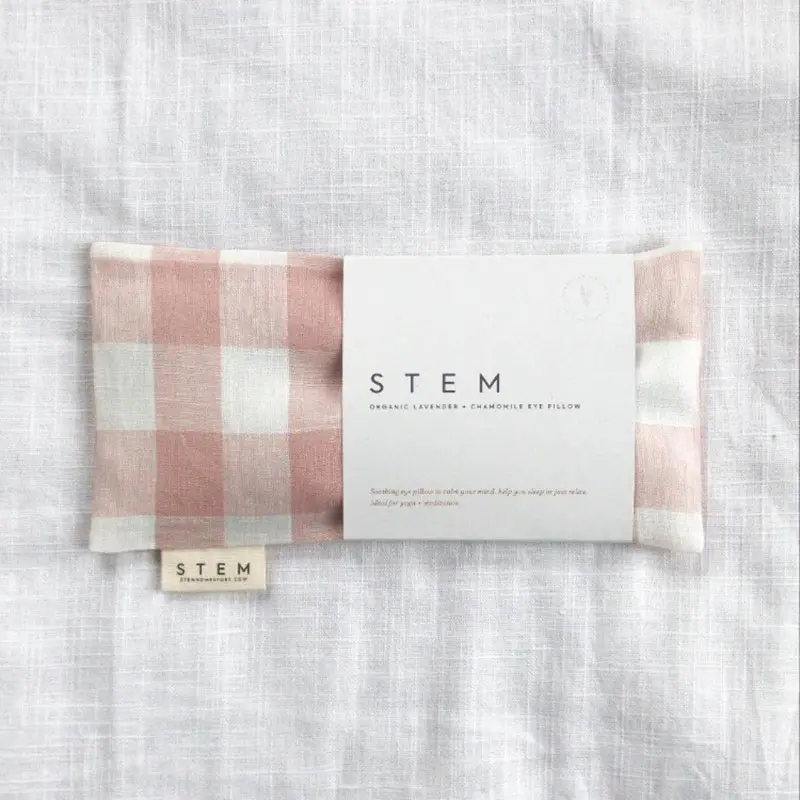 Stem - Lavender + Chamomile Eye Pillow - Petal Gingham 1