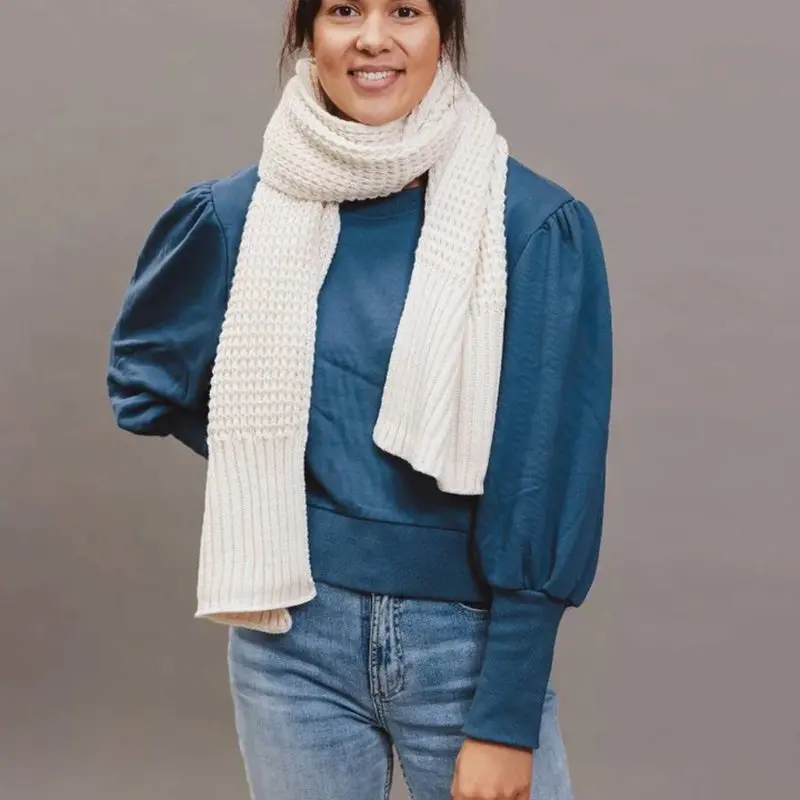 Hello Friday - Pippa Scarf - Cream 1