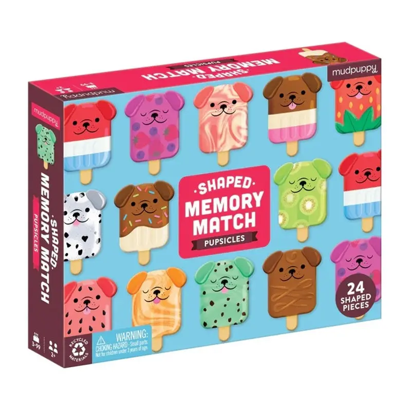 Mudpuppy - Pupsicles Shaped Memory Match 1