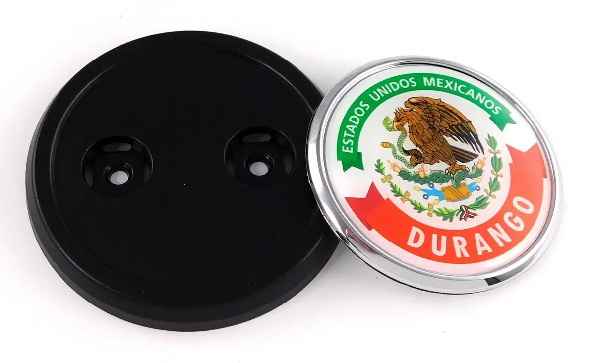 Durango Mexico Car Truck Grill Black Badge 3.5" Grille Chrome Emblem 1