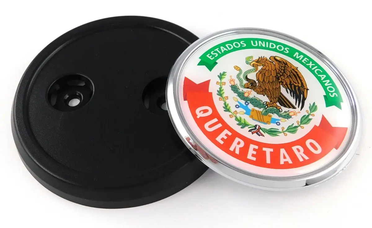 Queretaro Mexico Car Truck Grill Black Badge 3.5" Grille Chrome Emblem 1