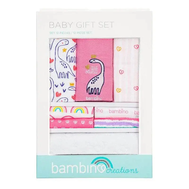 Set 12 Piezas Baby Gift Creations Dinosaurio Fucsia, Bambino 1