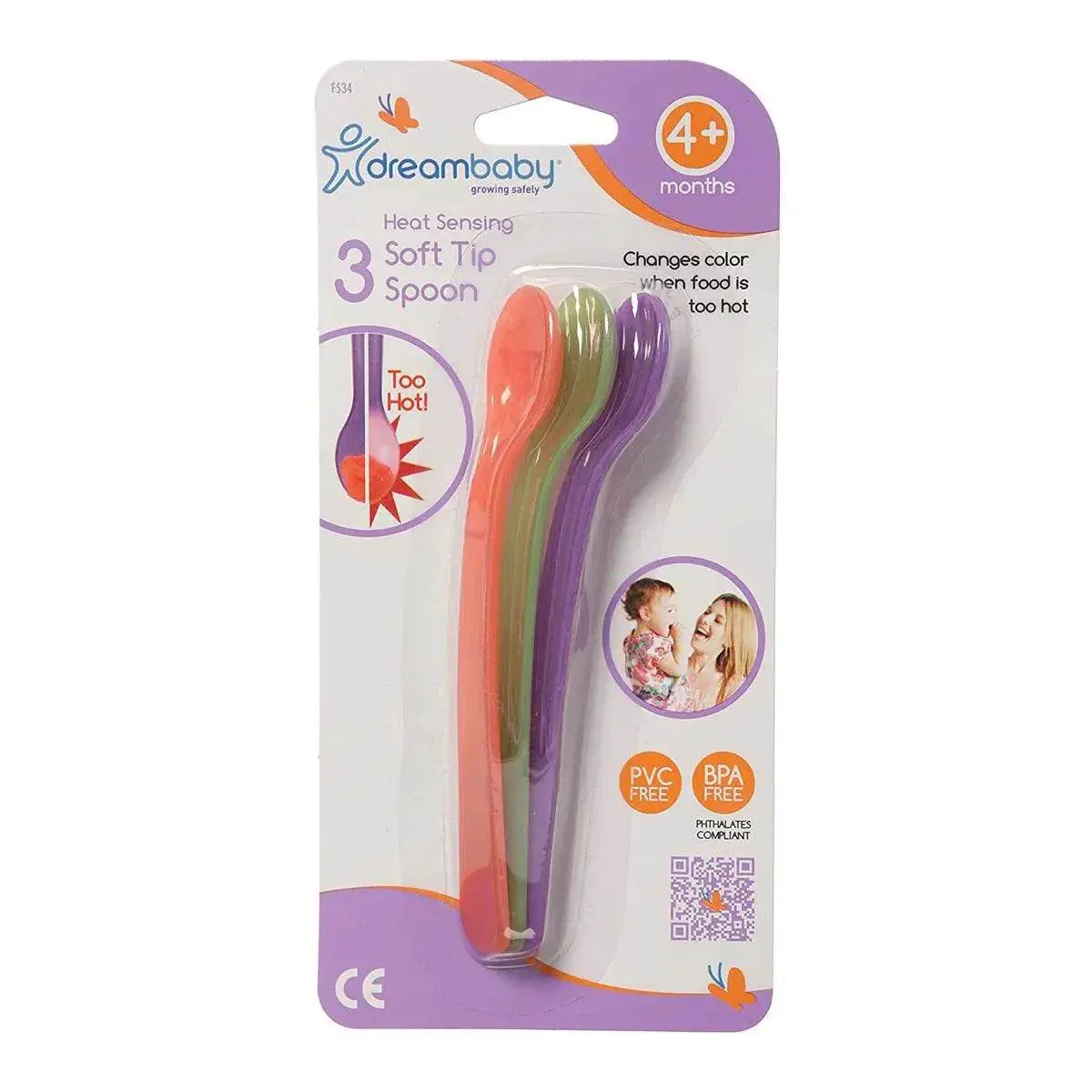 Set De 3 Cucharas Con Sensor De Calor, Dreambaby 1