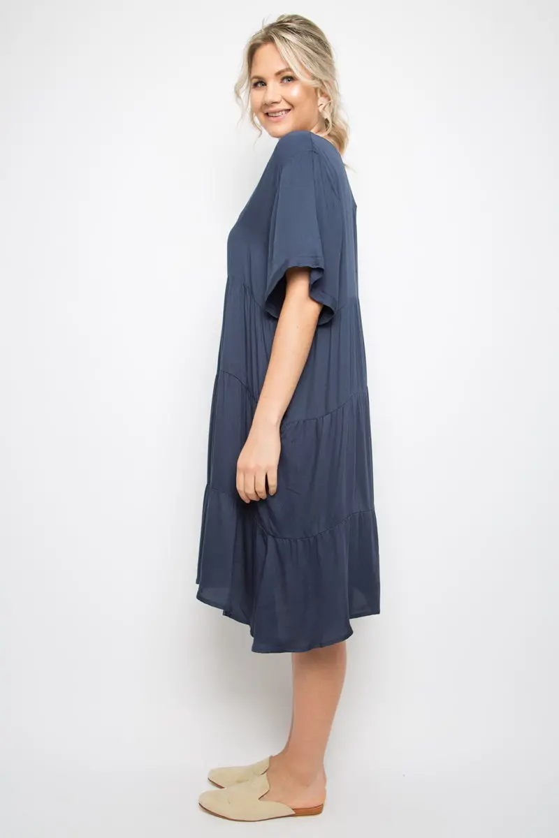 Pq Collection - Chic Dress - Deep Navy 2