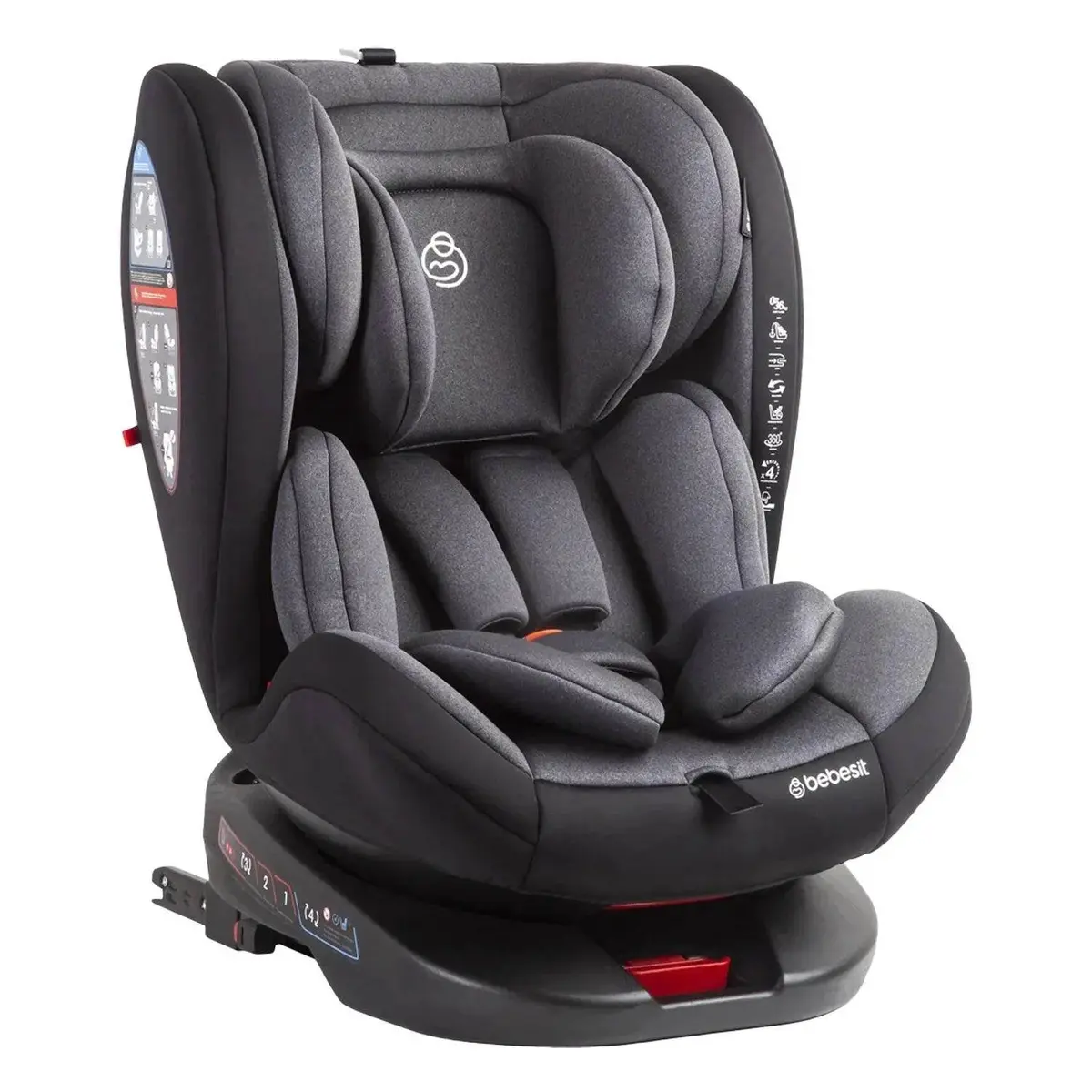 Silla De Auto Saturn Gris, Bebesit 1