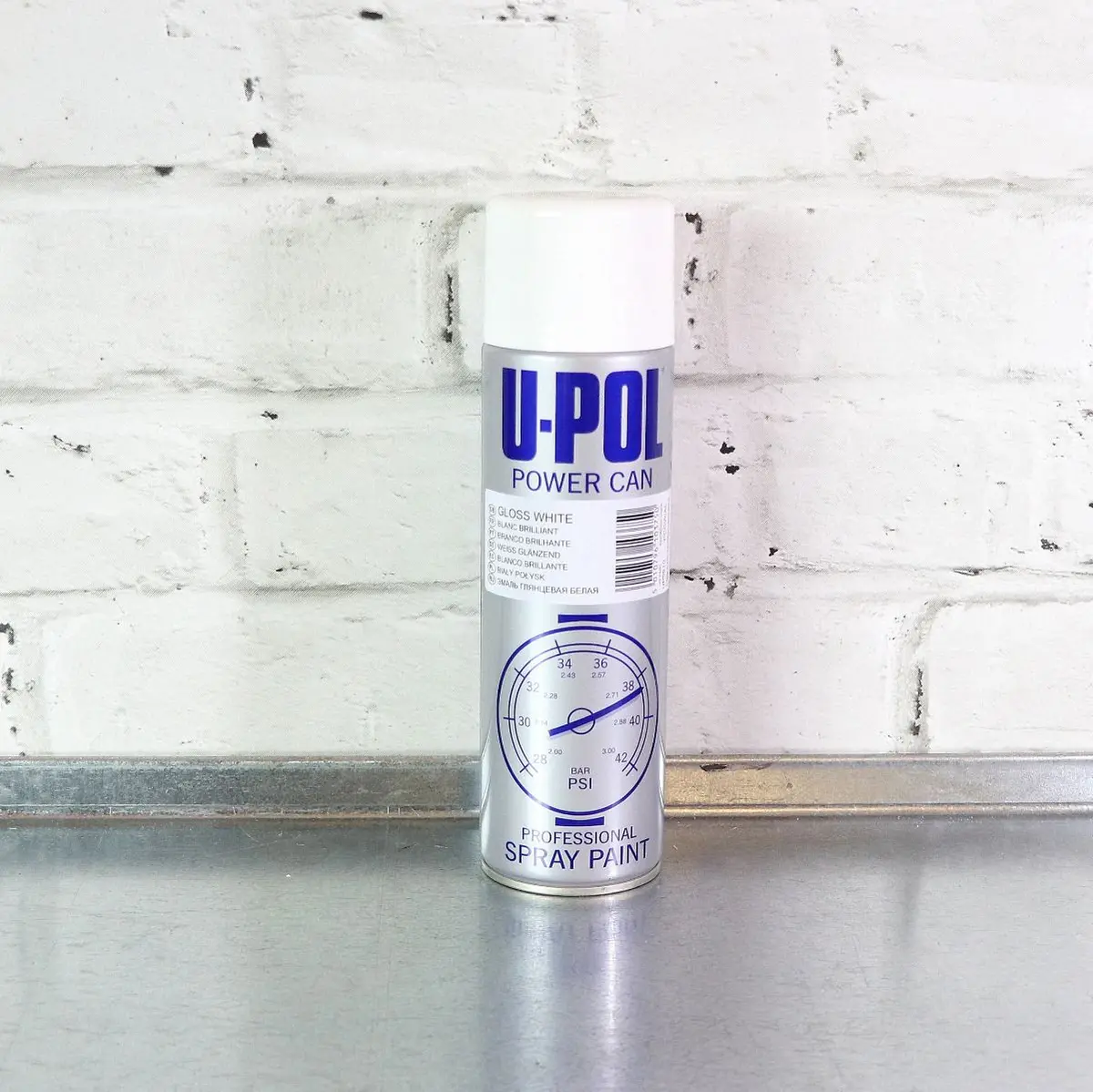 U-Pol Power Can Gloss White Aerosol (500Ml) 1